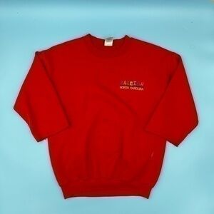 VTG Embroidered RALEIGH NC Sweatshirt